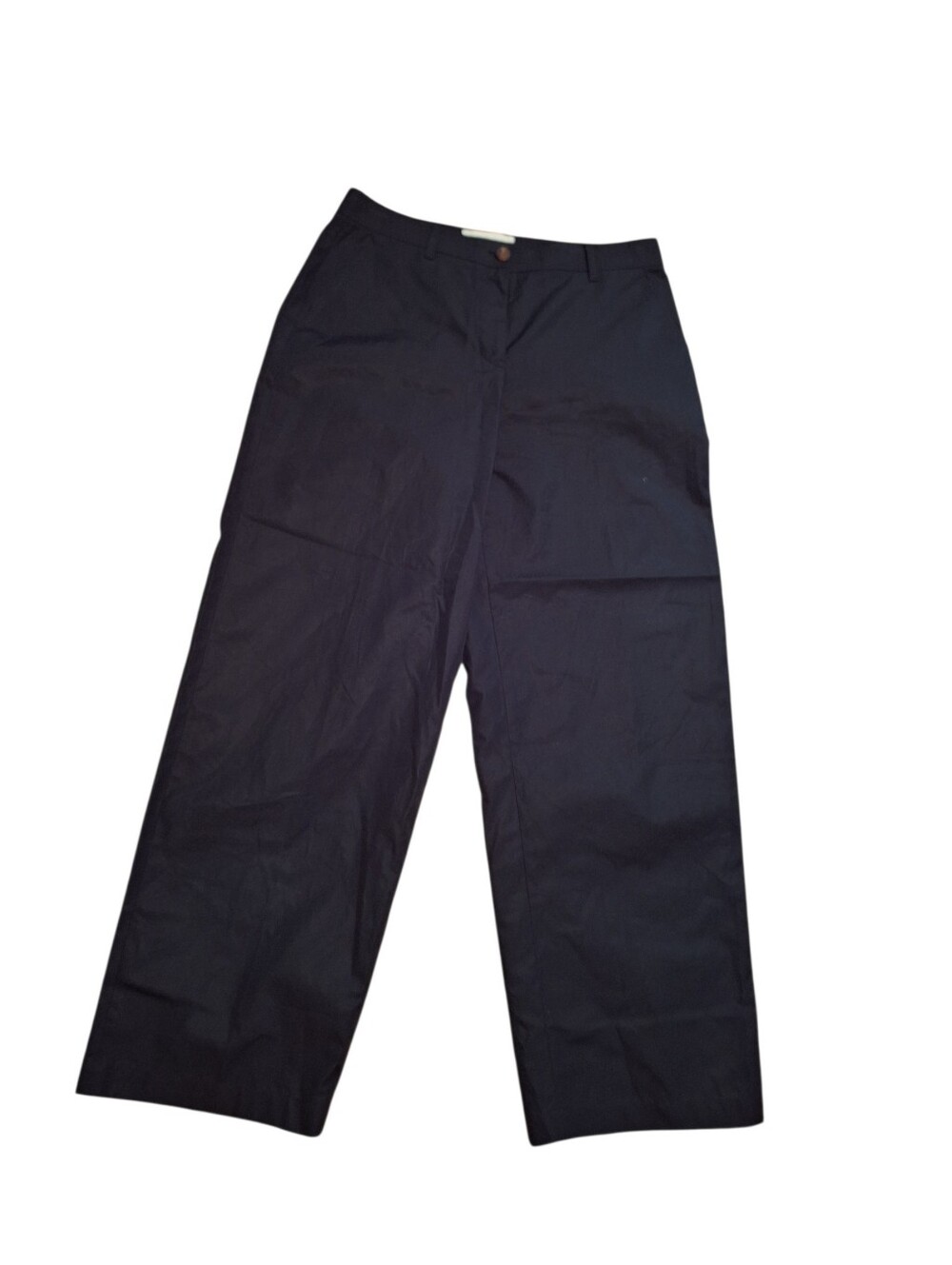Lafayette 148 Ladies Size 8 Black 100% cotton wide leg pants Ladies 8 Career
